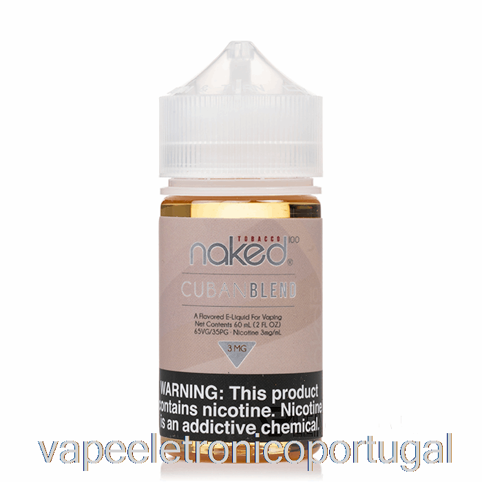 Vape Eletronico Mistura Cubana - Tabaco Nu 100 - 60ml 3mg